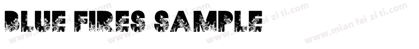 Blue Fires Sample字体转换